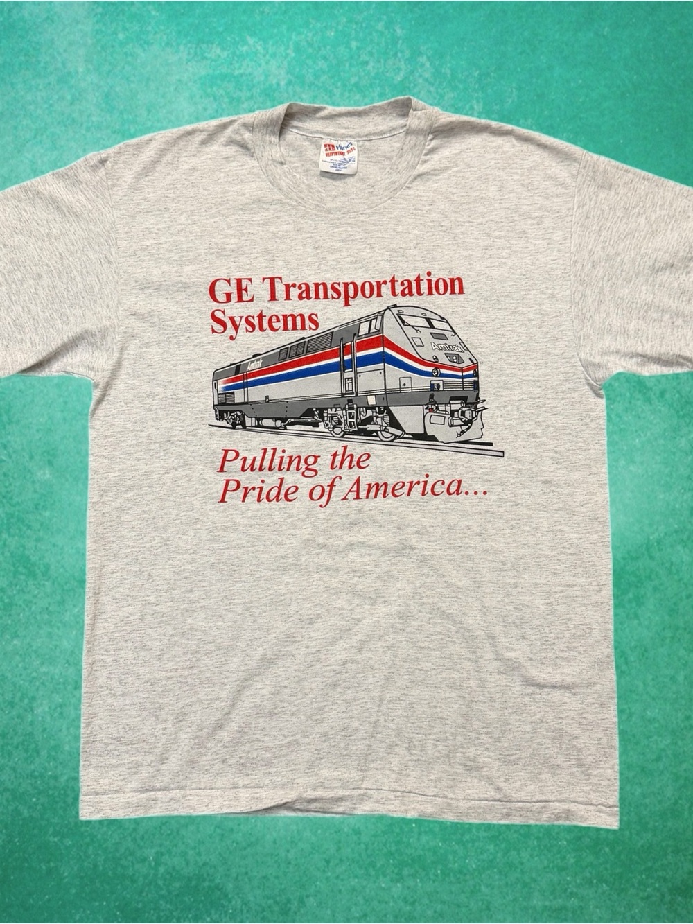 Vintage Amtrak Trains GE Transportation Shirt